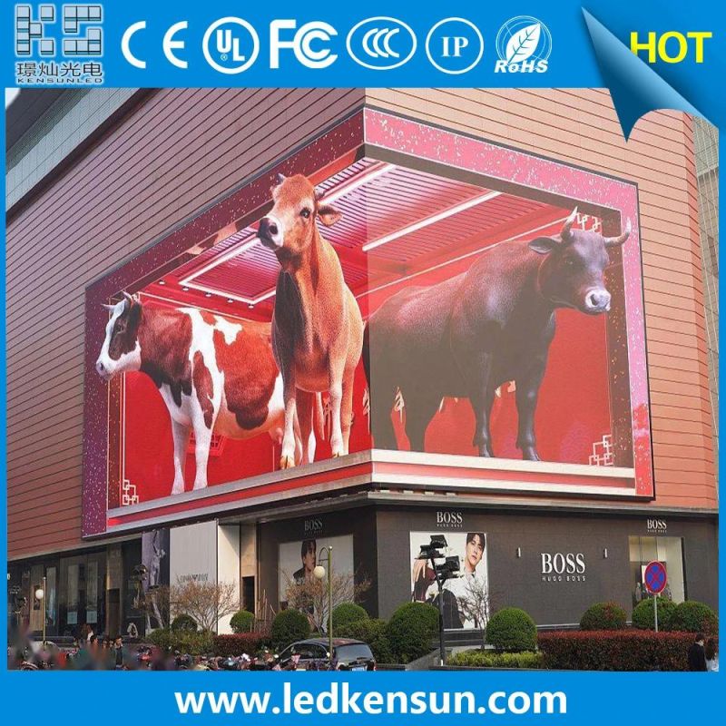 P10 P4 P5 P6 P8 Outdoor Giant Curve 90 Degree Video Wall Naked-Eye 3D LED Display Outdoor Digital Advertising Billboard 3D Advertising Screen