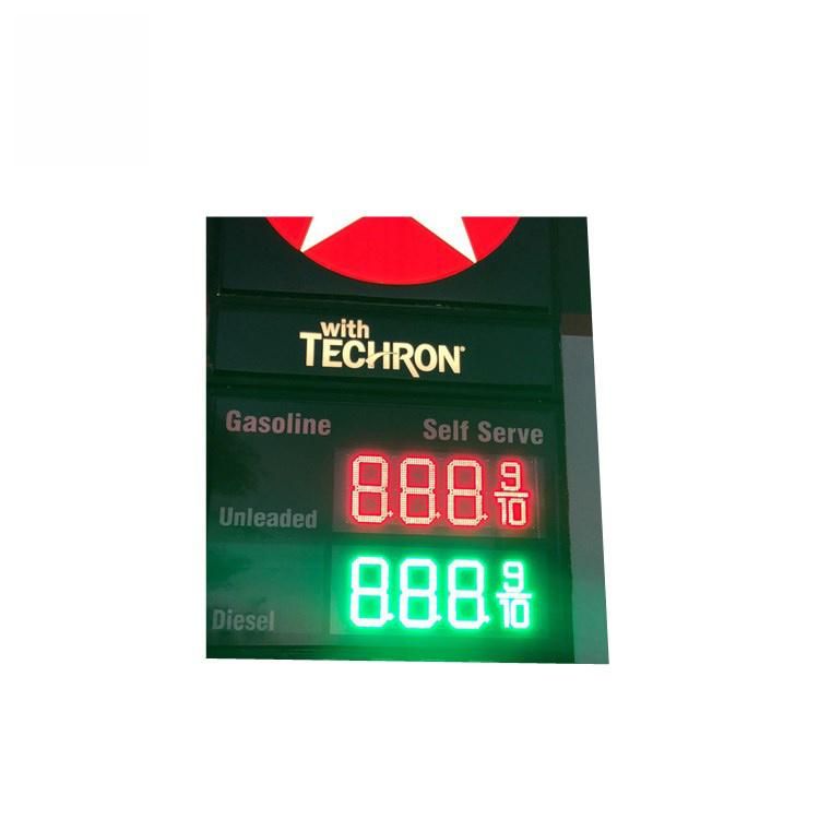 Single Color Digit 8888 Waterproof Gas Price LED Sign