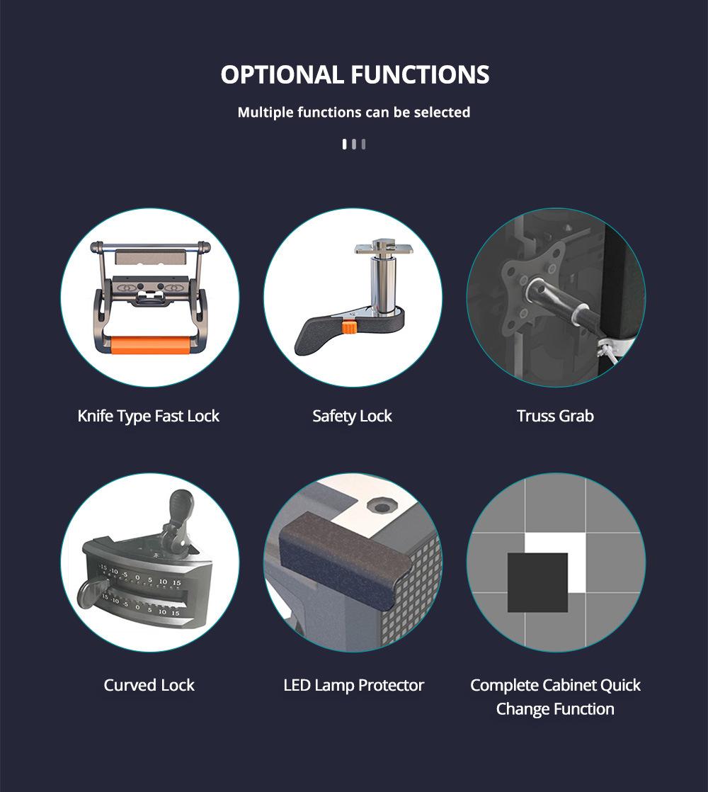 Market Display Shopping Guide Fws Cardboard, Wooden Carton, Flight Case LED Tvs Screen