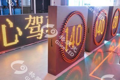 High Luminance Expressway Traffic Sign LED Road Sign for Speed Limit