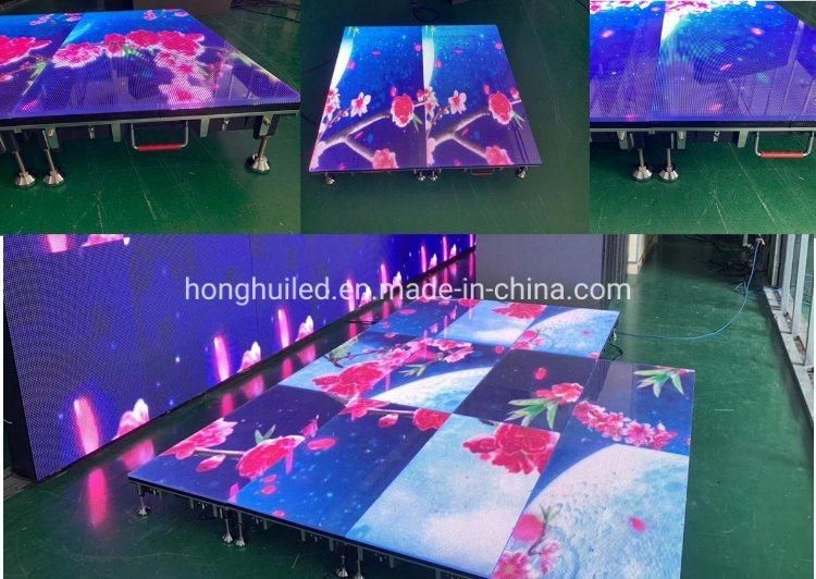 Indoor P3.91 Interactive LED Dance Floor Tile Display