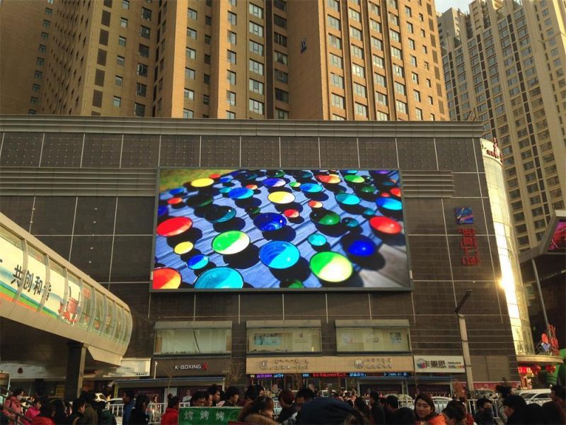 P5/P6/P8/P10/P16DIP RGB Fixed Installation Outdoor Waterproof LED Display Screen