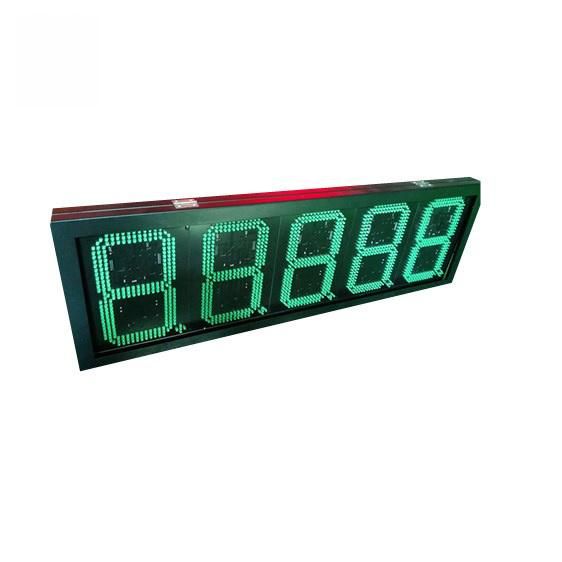 Waterproof 8/12/16/24 Inch White/Red/Green/Yellow LED Gas Price Sign