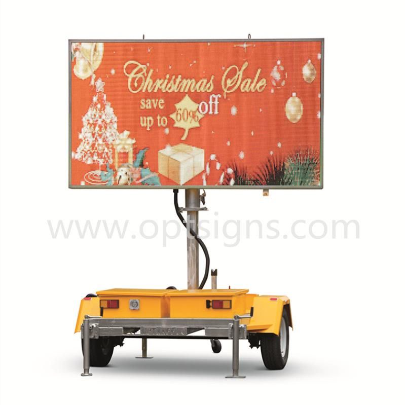 Ce En12966 Trailer Mounted RGB Mobile Advertising LED Displays