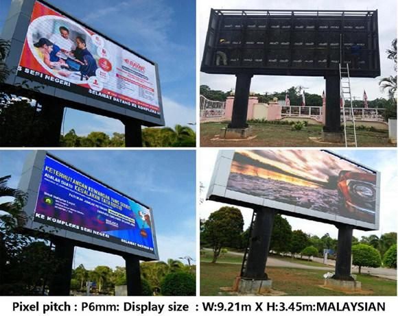 High Refresh Rate Outdoor LED Display Module P6 -8-10 SMD3535