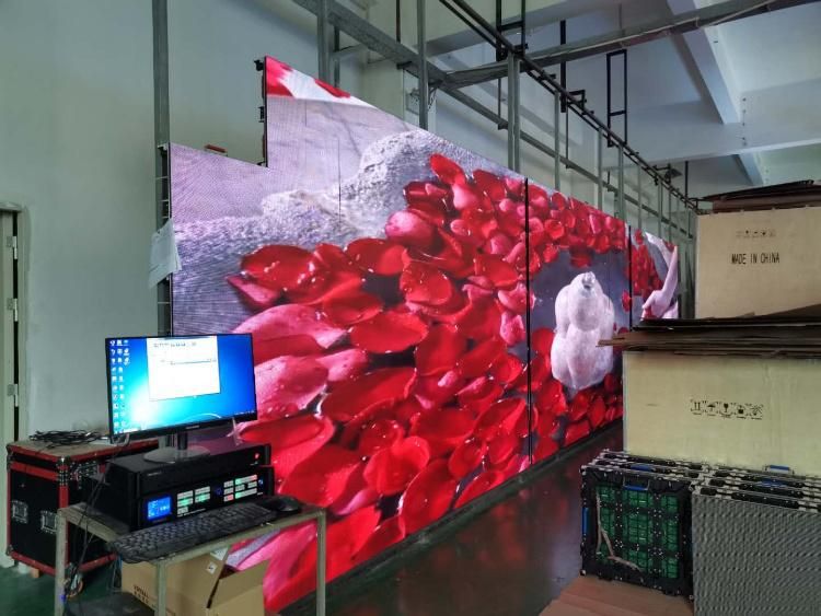 Indoor P2.604 P2.976 P3.91 P4.81 Stage Background Rental LED Display Screen for Event