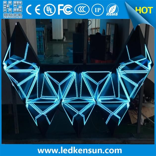 HD Indoor DJ Booth 3D Video LED Display for Club