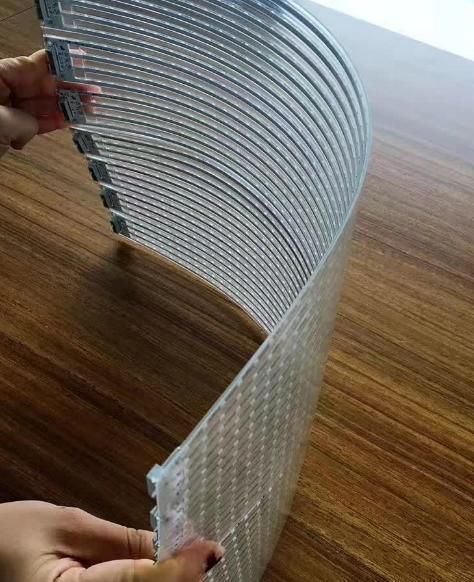 P5-P10 Indoor Flexible Adhesive Transparent Glass LED Screen Display