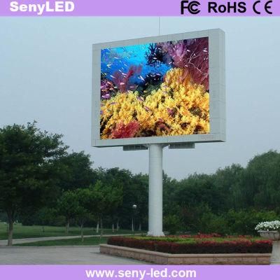 Electronic Signage Board Single-Columned P6 Outdoor LED Video Advertising Display Screen Factory