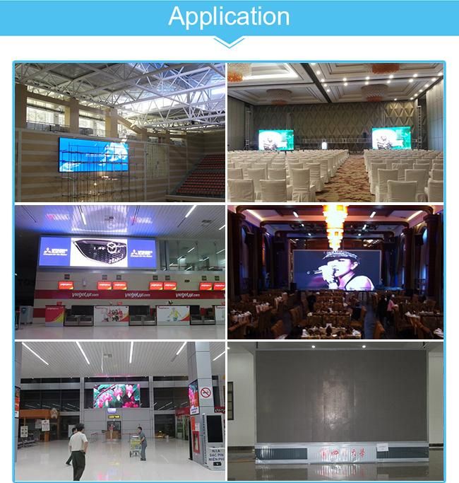 HD Rental P3.91/ P4.81 Indoor LED Display Sign for Stage