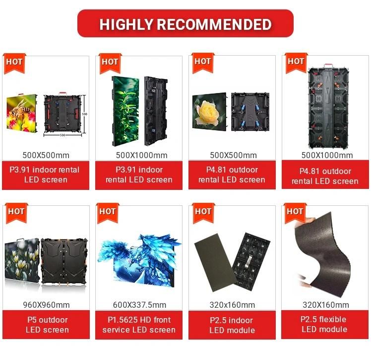 P4.81 Indoor LED Screen Full Color LED Video Wall LED Display Screen