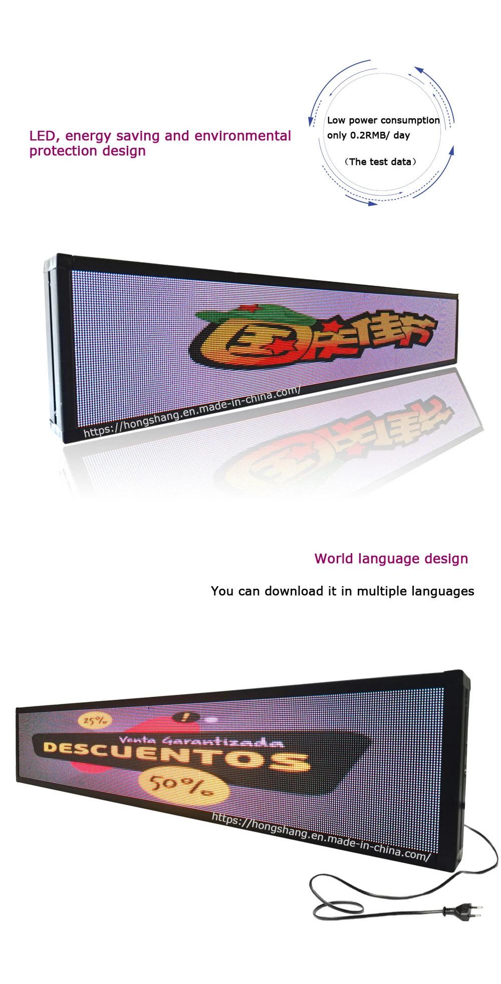 Programmable Wall Billboard Screen Lightweight Ultra-Thin LED Display