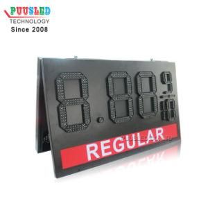 Waterproof LED Gas Station Pylon Sign 7 Segment Electronic Billboard Board LED Gas Price Sign