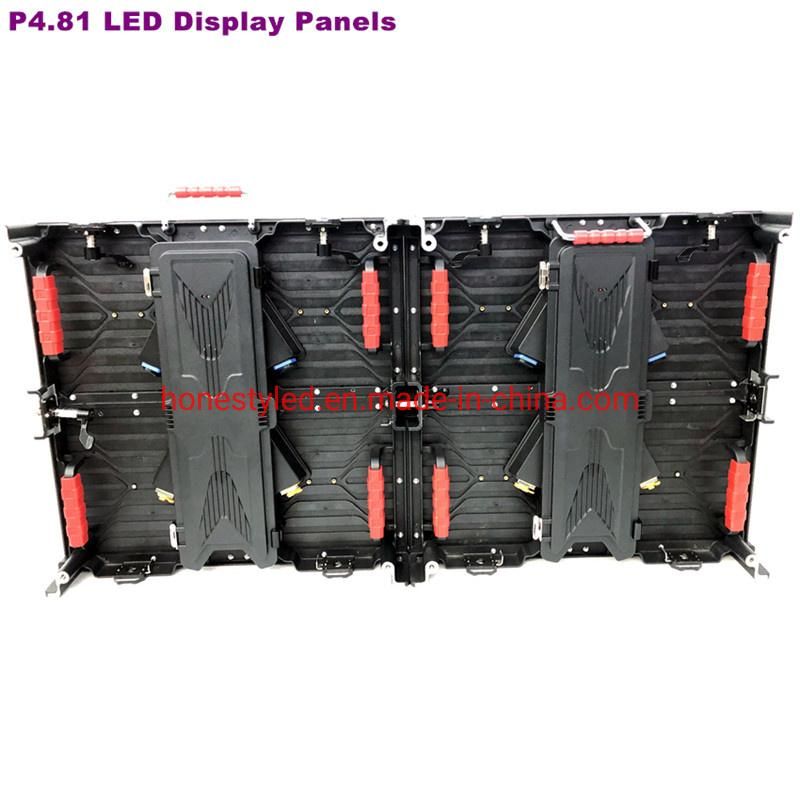 2022 Popular Product SMD 500X500mm/500X1000mm P4.81 Full Color Stage Panel SMD1921 Outdoor Back Stage LED Sign