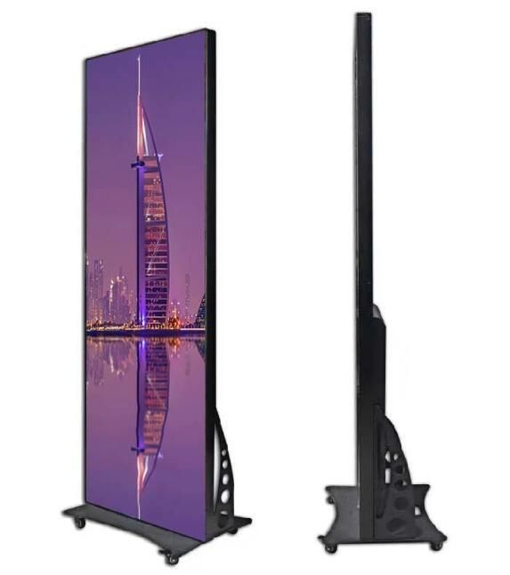 Smart Ultra-Thin Indoor P2mm LED Poster Display/Mirror LED Screen for Rental Use