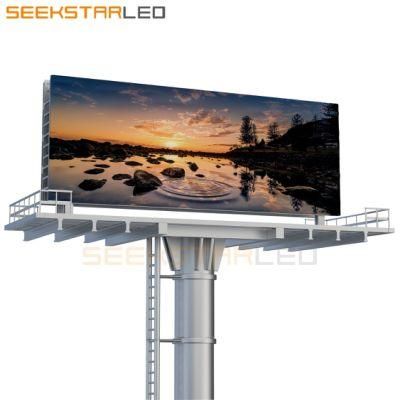 Pixel Pitch 5mm Outdoor Giant Commercial LED Display Advertising Video Screen Wall