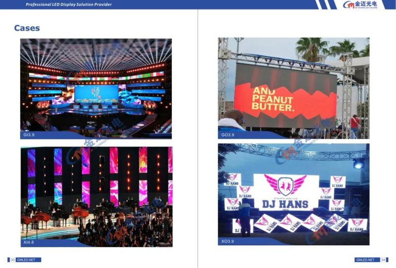 Shenzhen Professional Manufacturer High Brightness Advertising Stage Portable LED Display Screen P6 Ads LED Display