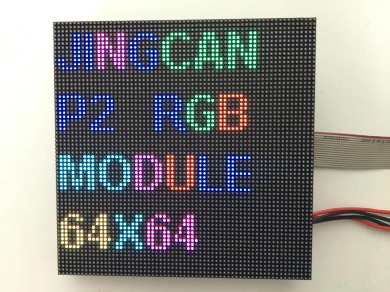 Full Color LED Display Module SMD1515black Chip P2 Indoor LED Module with 128X128mm