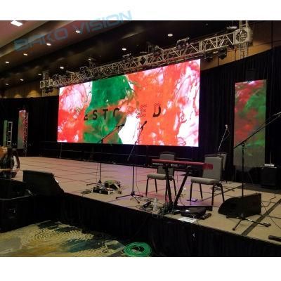 Ultra-Slim P3.91 Indoor Rental LED Display Screen with 500X1000mm Panel