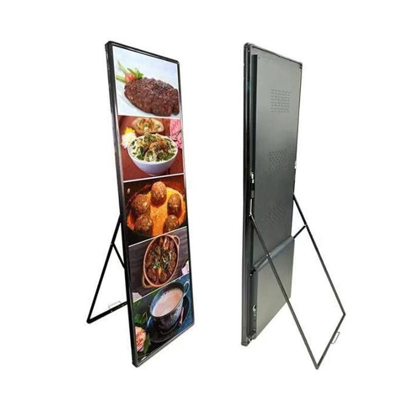 P2.5 HD Moveable Indoor LED Display Advertising Poster LED Screen