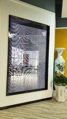 China Best Flexible Advertising P3.96 7.81video Wall Panel Film Screen Indoor Glass Transparent LED Display