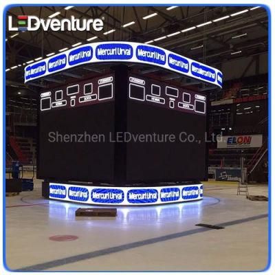 Indoor P10 Perimeter LED Display Advertising Stadium LED Screen