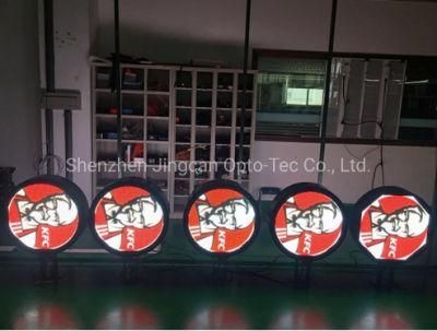 P3 Indoor Banner Logo Sign Circle Round LED Display