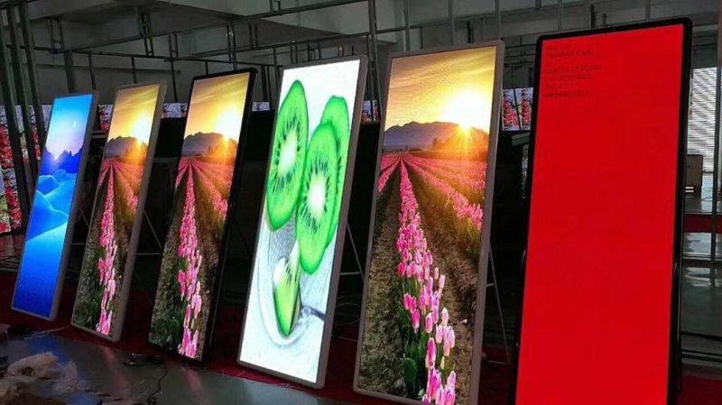 Plug-to-Play Slim Design Digital LED Poster Screen