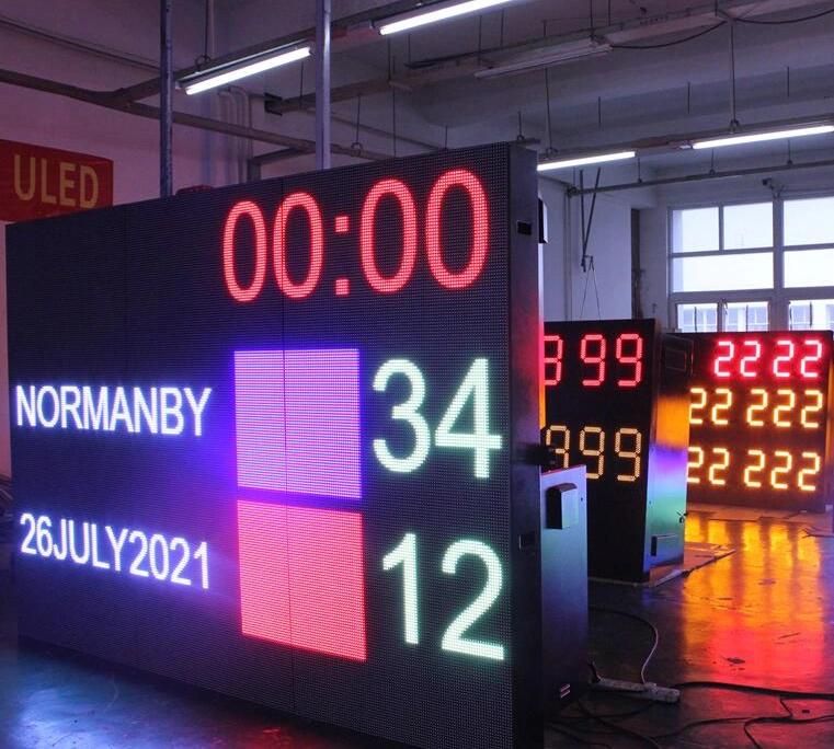 P10 Outdoor High Brightness Full Color Video Scoreboard