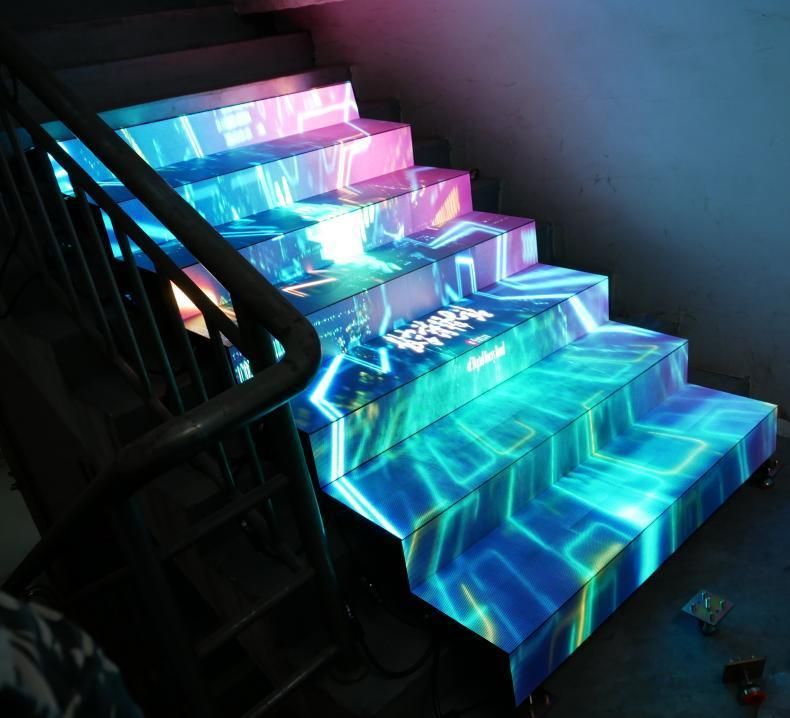 Dance Floor Screen Interactive P3.125 SMD Full Color LED Staircase Display