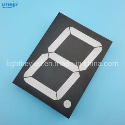 7 Inch Single Digit Assembly 7 Segment LED Display with RoHS From Expert Manufacturer