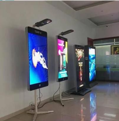 New Technology 3G WiFi Advertising Light Pole P4 LED Display Screen