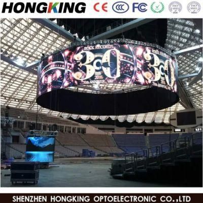 RGB LED Curved Flexible Indoor LED Display Screen Panel for Advertising