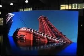 Indoor Advertising Full Color High Brightness P4 Flexible LED Screen