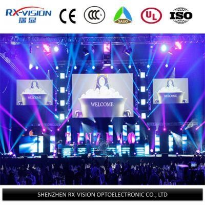 500X500mm LED Panel SMD2121/HD Seamless LED Screen P2.6 Indoor Front Service LED Display Stage Rental LED Video