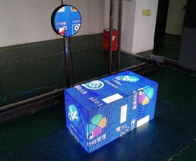 Factory Direct Sale HD Full Color LED Video Cube P3.91 SMD Seamless LED Cube Display Screen