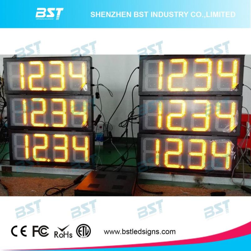 Outdoor Red Color Gas Price LED Sign