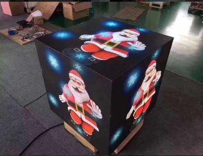 3D P3.91 P4.81 Six Faces Indoor Full Color Irregular Shape Magic Cube LED Display Screen