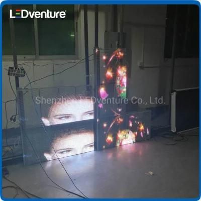 P7.8 Indoor Billboard Advertising Screen LED Transparent Display Screen