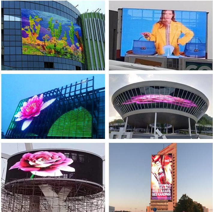 P6.94*13.88mm Outdoor SMD High Transparency and High Brightness LED Mesh Screen LED Grille Screen Display