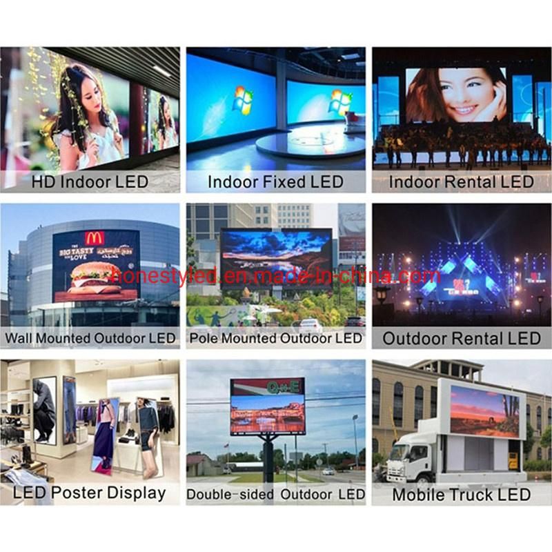 High Power Indoor Outdoor P3 P3.91 P4 P4.81 P5 P6 P8 P10 Truss Display LED Video Wall for Stage Background Display