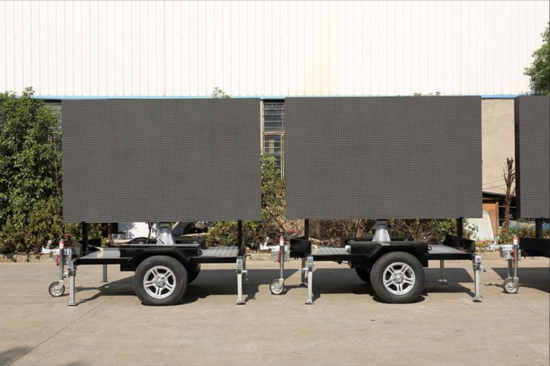 P4/P5/P6 Outdoor Full Color LED Display Screen on Trailer