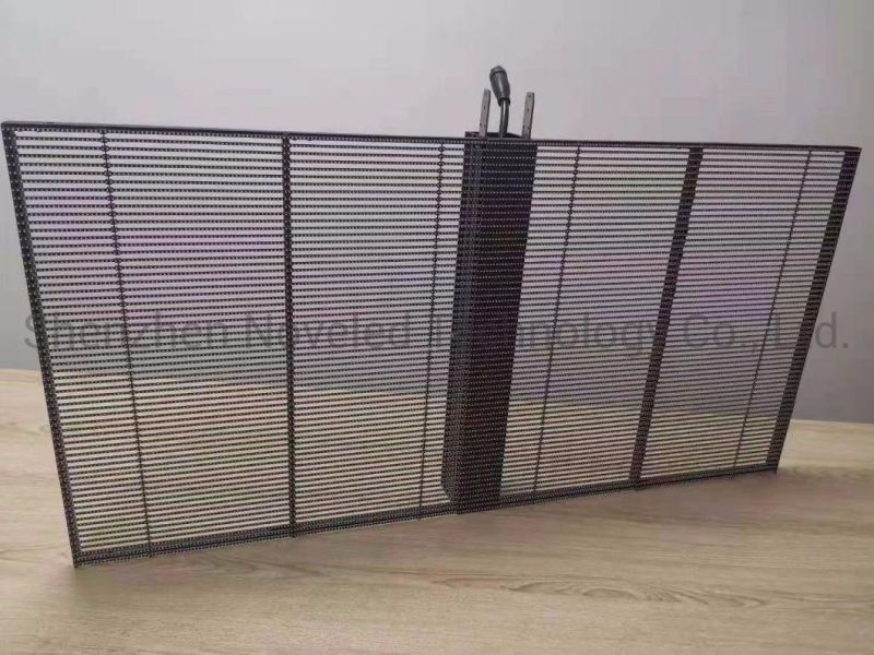 P3.91 High Transparency Glass Curtain LED Screen Display Screen