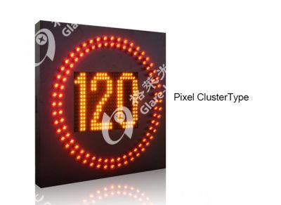 Size: 1.5m X 1.5m Highway Speed Limit Sign Traffic Car Speed Limit LED Display Board