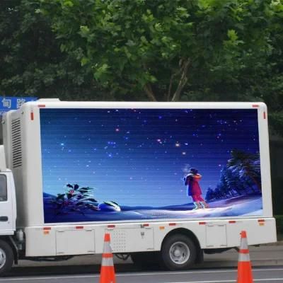 Outdoor P6 Full Color Advertising Moving Vehicle Truck LED Display