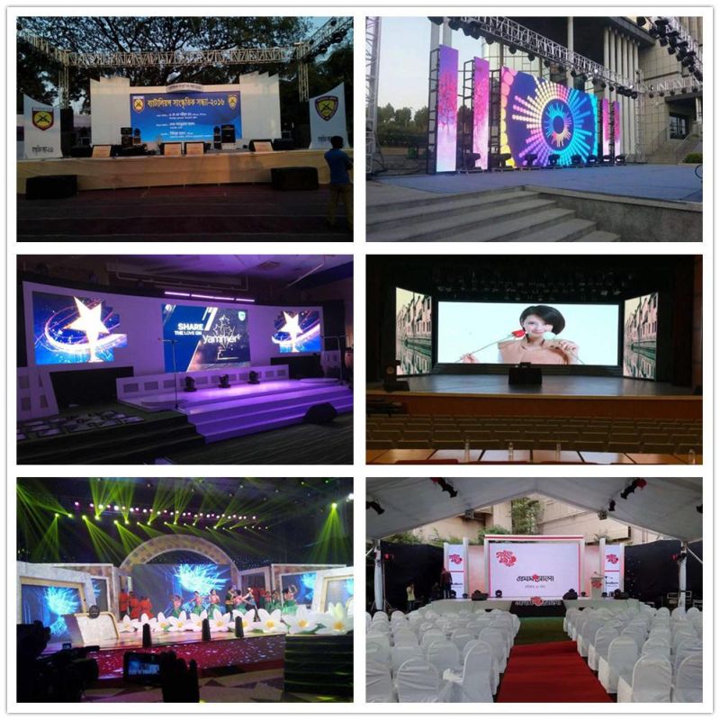 Indoor P3.91mm LED Display Wall for Video Show