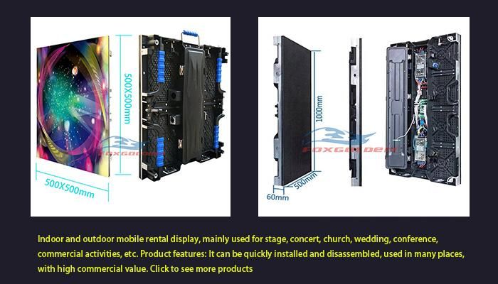 P4.81 2.5K Stage Panel Billboards Indoor Outdoor LED Display Screens