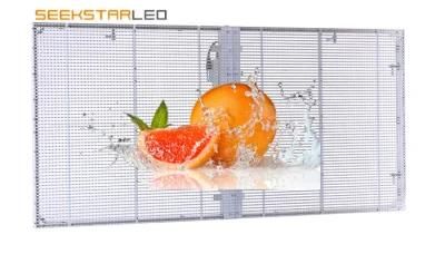 Full Color Transparent LED Display Screen P3.91-4.81 Indoor Outdoor LED Video Screen