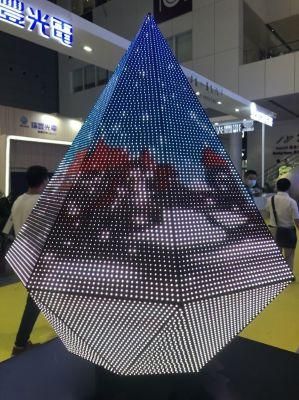 Indoor P6 SMD Full Color LED Display Tower Shape LED Panel