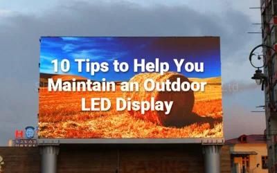 P8 Outdoor Die-Casting Full Color LED Display for Fixed Advertising